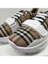 Vintage Check Suede Leather Sneakers Archive Beige - BURBERRY - BALAAN 3