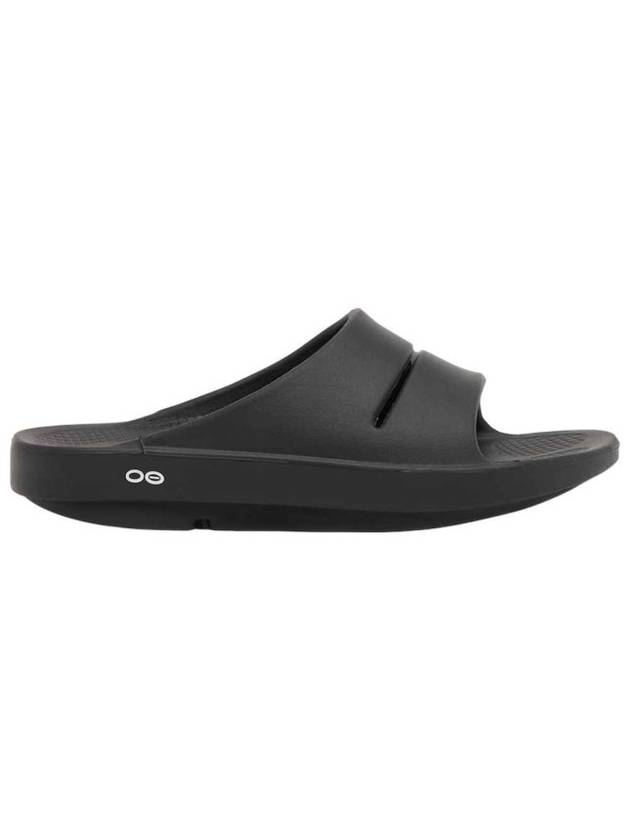 elegant slippers black - OOFOS - BALAAN 1