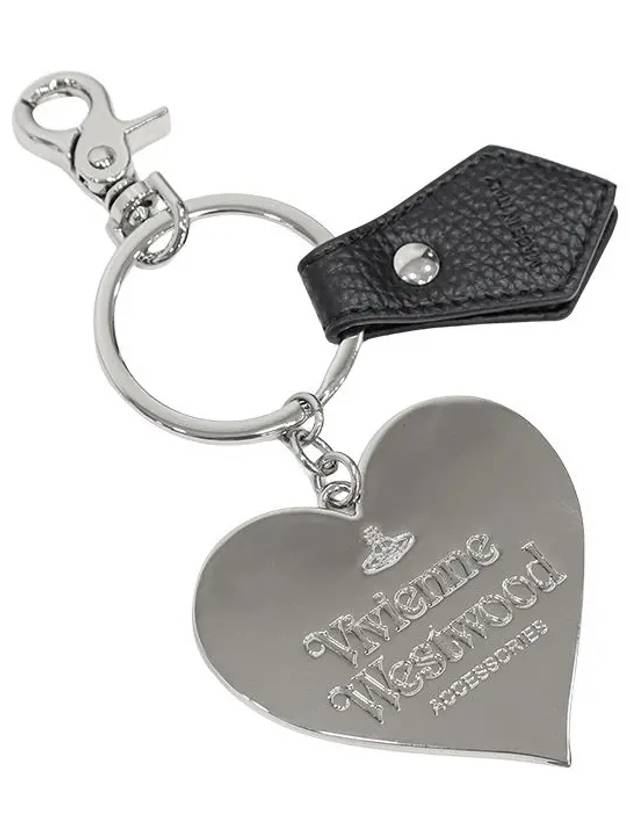 Mirror Heart ORB Key Holder Black - VIVIENNE WESTWOOD - BALAAN 6