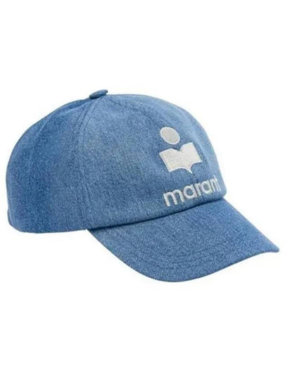 Tyron Embroidered Logo Ball Cap Blue - ISABEL MARANT - BALAAN 2