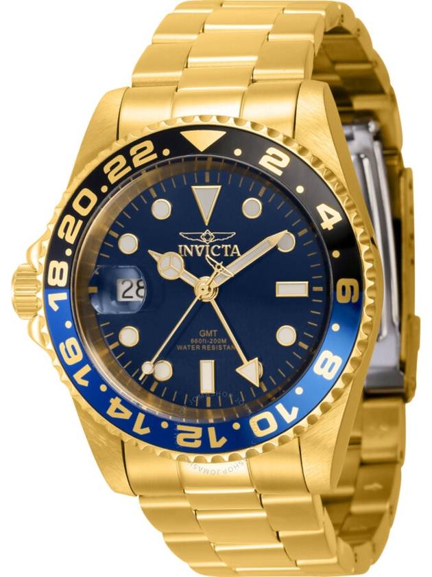 Invicta Pro Diver Quartz Blue Dial Batman Bezel Men's Lefty Watch 43964 - INVICTA - BALAAN 1