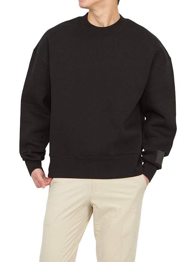 Alexandre Mattiussi Embroidered Logo Sweatshirt Black - AMI - BALAAN 6