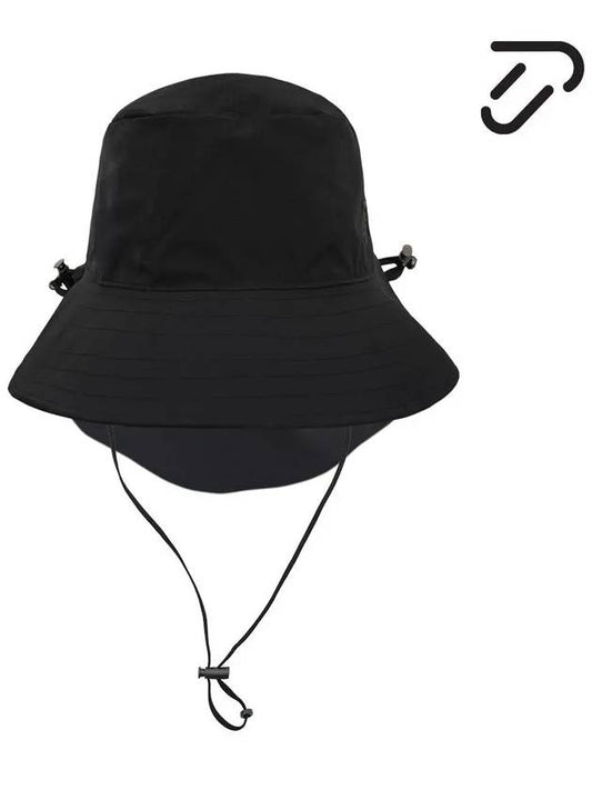 Unisex Wide Waterproof Bucket Hat IPU4ACP307 BK - IJP DESIGN - BALAAN 1