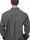 Men s M243SH01BR Standard Polygon Pocket Shirt Dark Brown - CHANCE'S NOI - BALAAN 3