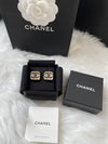 CC logo square earrings gold - CHANEL - BALAAN 7