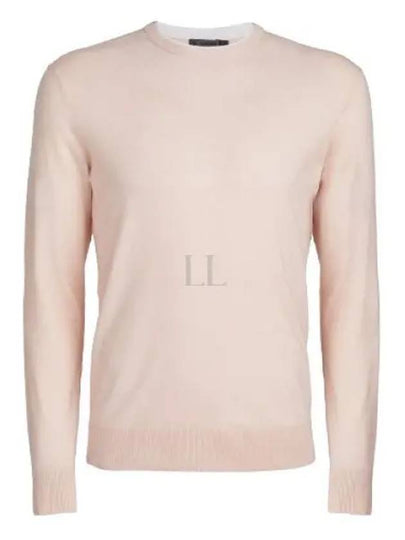 Men's Merino Wool Blend Crewneck Sweater Light Pink - G/FORE - BALAAN 2