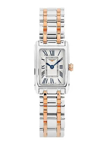 DolceVita Metal Watch Silver Rose Gold - LONGINES - BALAAN 1