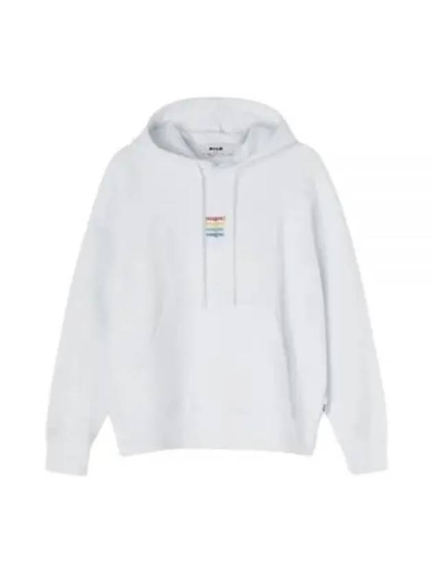 Rainbow Logo Hoodie White - MSGM - BALAAN 2