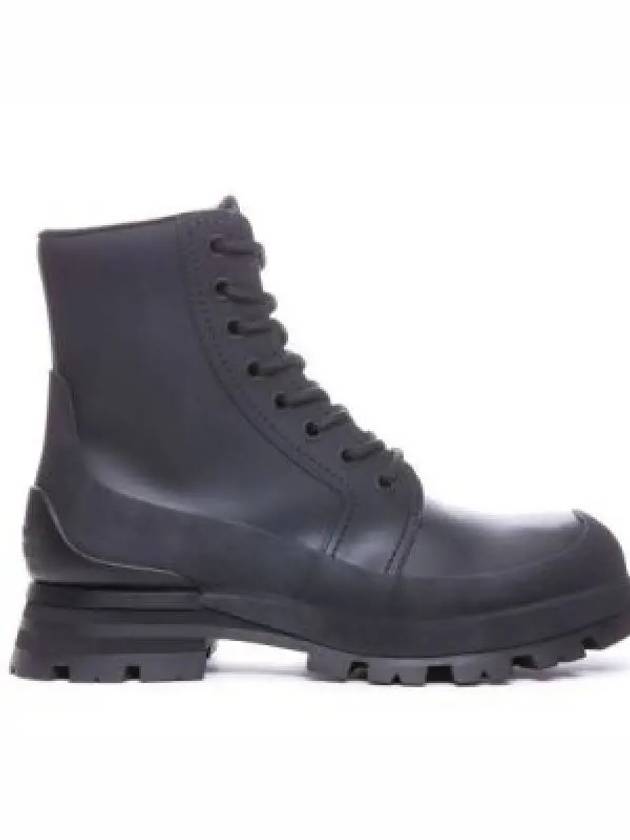 Wander Leather Combat Boots Black - ALEXANDER MCQUEEN - BALAAN 2