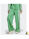 70s Wide Leg Track Pants Green - ADIDAS - BALAAN 2