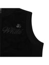 Women s Woven Mix Full Open Knit Vest 2104LXVR BLACK - BLACK&WHITE - BALAAN 3