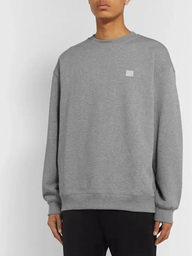 Forba Face Crewneck Logo Sweatshirt Grey - ACNE STUDIOS - BALAAN 4