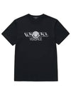 Men's La Greca Logo Short Sleeve T-Shirt Black - VERSACE - BALAAN 3