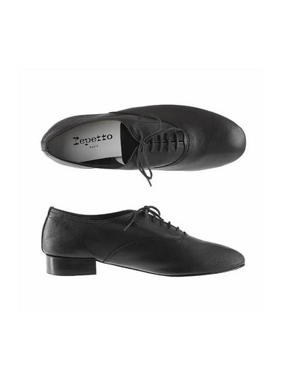 Women's Zizi Matte Leather Oxford Black - REPETTO - BALAAN 2