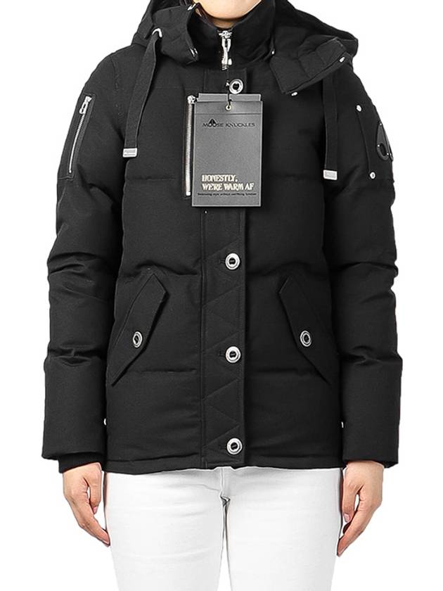 Women's KNOWLESVILLE Padded Jacket Black - MOOSE KNUCKLES - BALAAN.