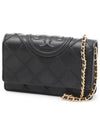 Fleming Soft Chain Long Wallet Bag Black - TORY BURCH - BALAAN 2