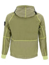 Watro Nylon Hooded Jacket Lime Green - STONE ISLAND - BALAAN 3