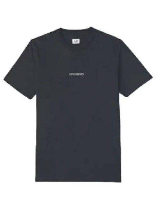 Logo short sleeve t shirt black - CP COMPANY - BALAAN 1