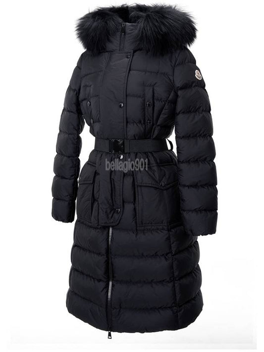 Women's Khloe Long Down Padding Black - MONCLER - BALAAN 2