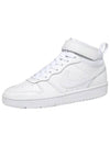 Kids GS Court Borough 2 Mid Top Sneakers White - NIKE - BALAAN 6