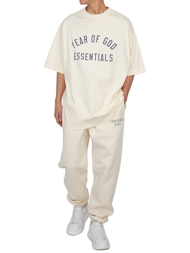 Jersey Crew Neck Short Sleeve T-Shirt White - FEAR OF GOD - BALAAN 5