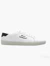 Court Classic SL 06 Leather Low Top Sneakers White - SAINT LAURENT - BALAAN 2