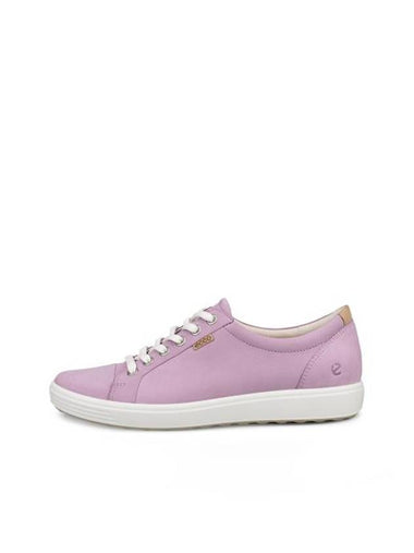 Soft 7 Low Top Sneakers Lavender Mist - ECCO - BALAAN 1