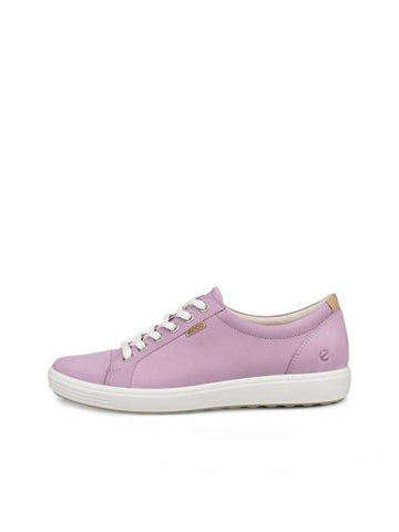 Soft 7 Low Top Sneakers Lavender Mist - ECCO - BALAAN 1