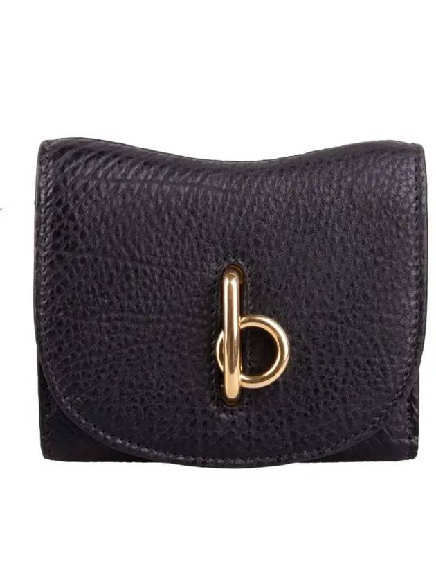 Rocking Horse Leather Half Wallet Black - BURBERRY - BALAAN 2