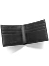 Men's Intrecciato Half Wallet Black - BOTTEGA VENETA - BALAAN 5