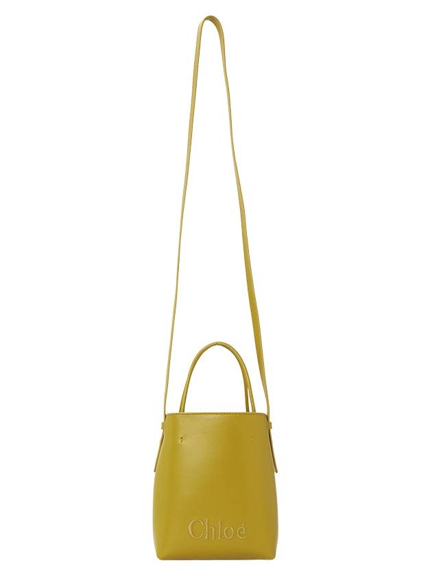 Sense Micro Calfskin Tote Bag Green - CHLOE - BALAAN 7