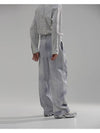 Men s Eco Leather New Wide Pants spray painted whyso24FW03 - WHYSOCEREALZ - BALAAN 6