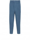 Compleat Straight Pants Blue - ISSEY MIYAKE - BALAAN 2