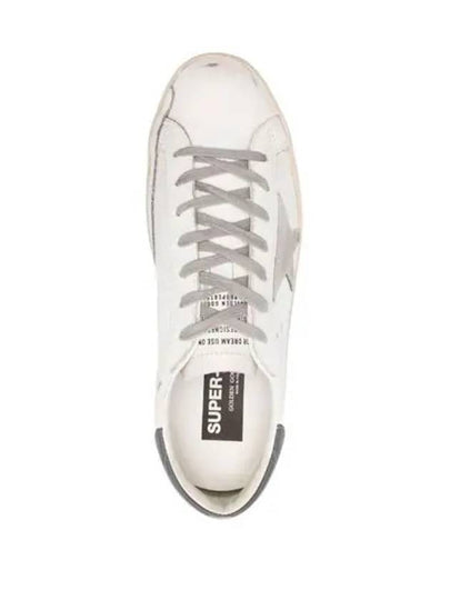 Superstar Grey Tab Low Top Sneakers White - GOLDEN GOOSE - BALAAN 2