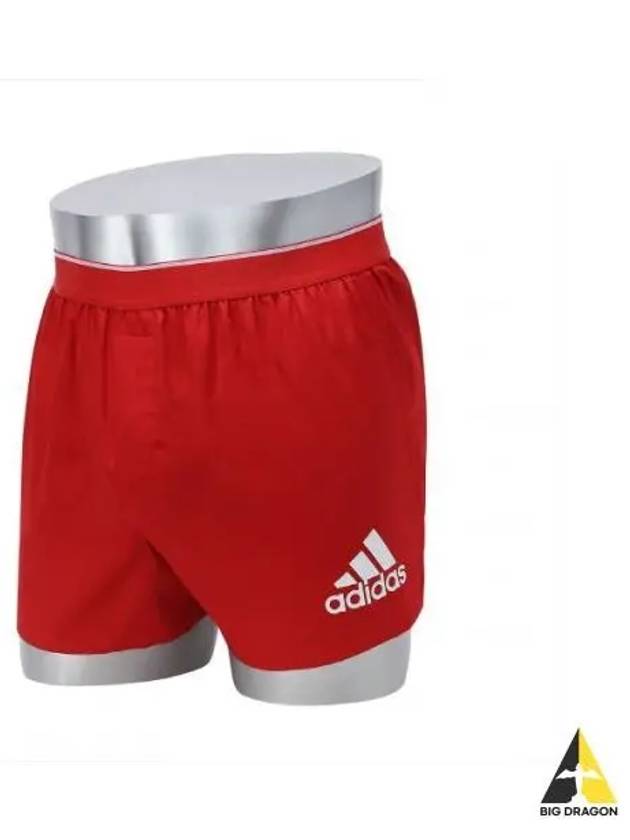 adidas UNDERWEAR Men s Cotton Trunks Red - ADIDAS - BALAAN 1