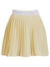 Golf Wear Uncut Chiffon Pleated Skirt Lemon - J JANE - BALAAN 2