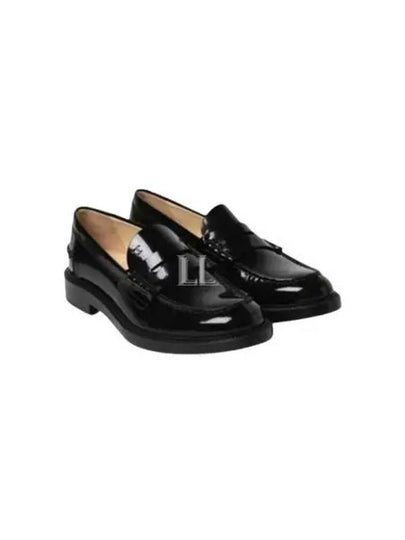 Women's Patent Leather Penny Loafers Black - TOD'S - BALAAN 2