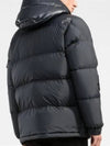 Men's Hyoseris Logo Patch Down Padding Black - MONCLER - BALAAN 5