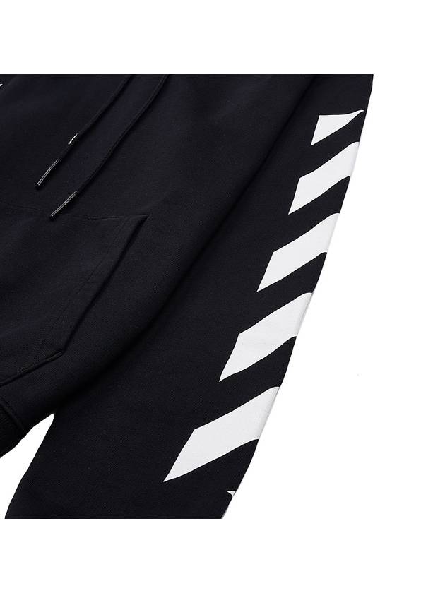 Diag Arrow Printing Hoodie Black - OFF WHITE - BALAAN 5