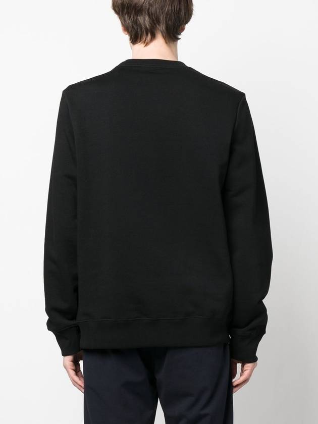 Zebra Patch Organic Cotton Sweatshirt Black - PAUL SMITH - BALAAN 3