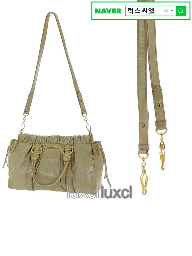 Vitello satchel shoulder bag - MIU MIU - BALAAN 10