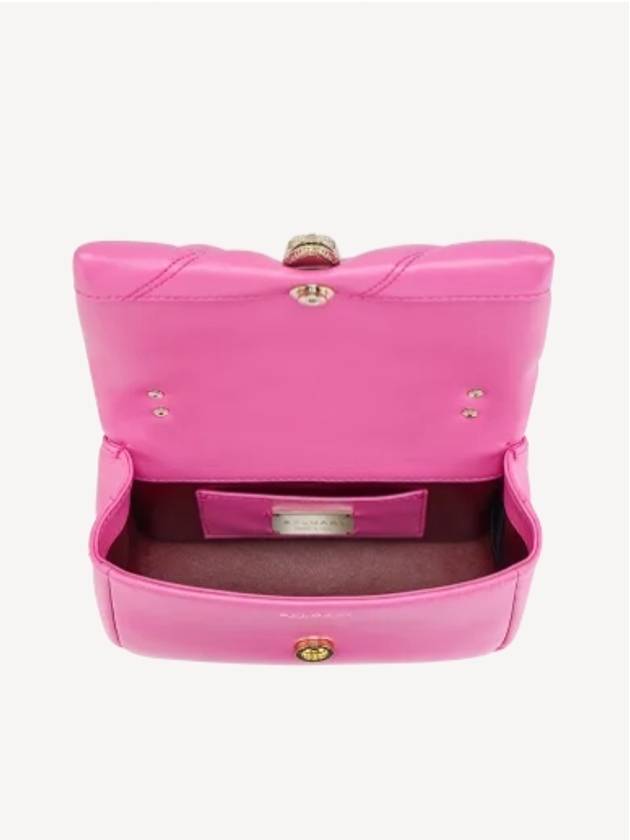 Serpenti Cabochon Maxi Chain Mini Cross Bag Pink 291945 - BVLGARI - BALAAN 4