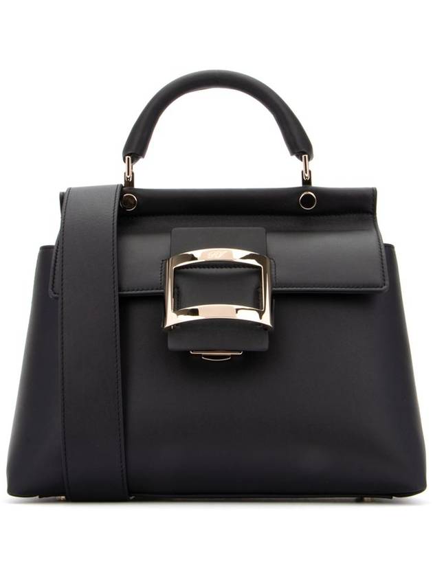 Viv Cabas Buckle Shoulder Bag Black - ROGER VIVIER - BALAAN 2