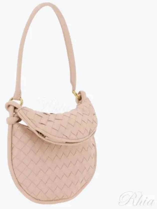 Intrecciato Gemelli Small Shoulder Bag Lotus - BOTTEGA VENETA - BALAAN 2