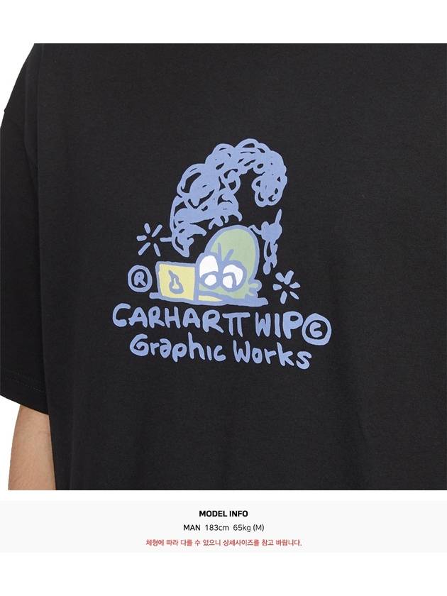 Graphic Works Short Sleeve T-Shirt Black - CARHARTT WIP - BALAAN 7