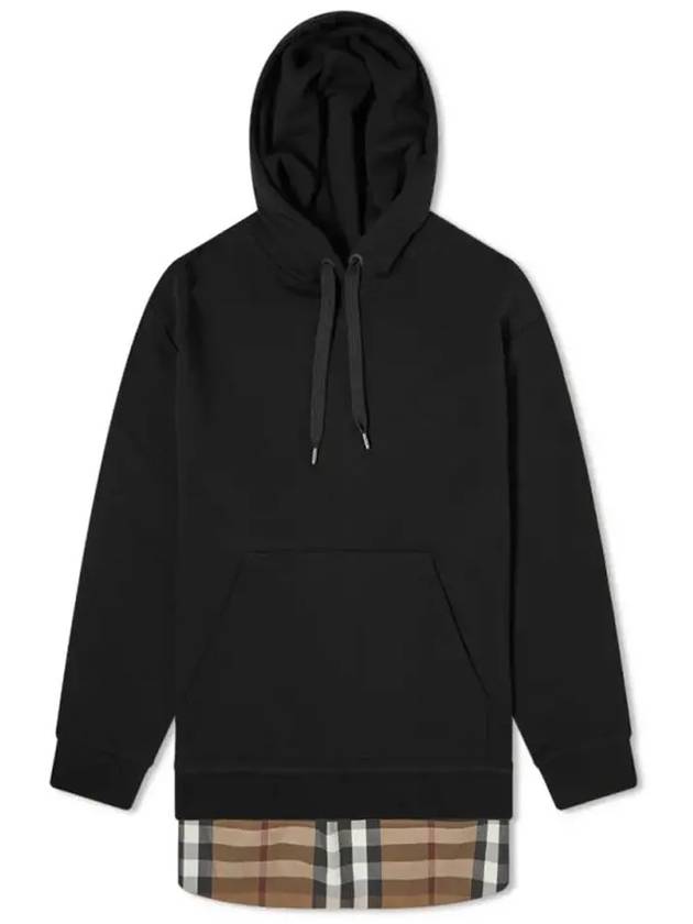 House Check Hoodie Black - BURBERRY - BALAAN 2