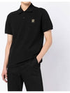 Collar Short Sleeve TShirt Black - BELSTAFF - BALAAN 1