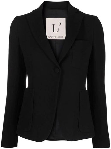 L'Autre Chose Single-Breasted Wool Blazer - L'AUTRE CHOSE - BALAAN 1