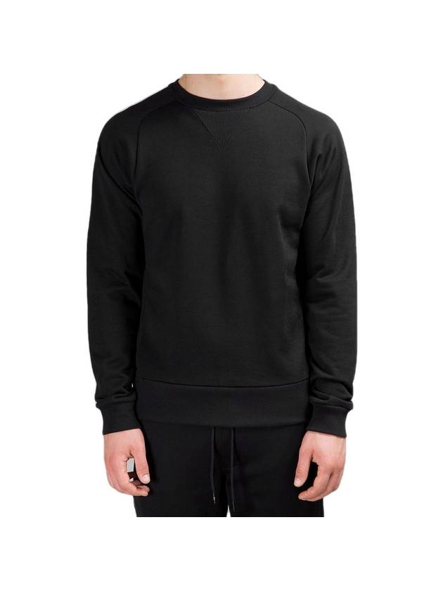 Back Big Logo Cotton Sweatshirt Black - Y-3 - BALAAN 3