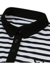 Striped basic golf t-shirt NAVY - WHITEBALL - BALAAN 4